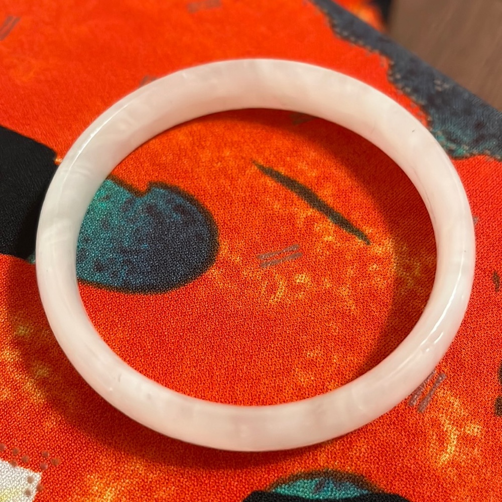 White jade bracelet